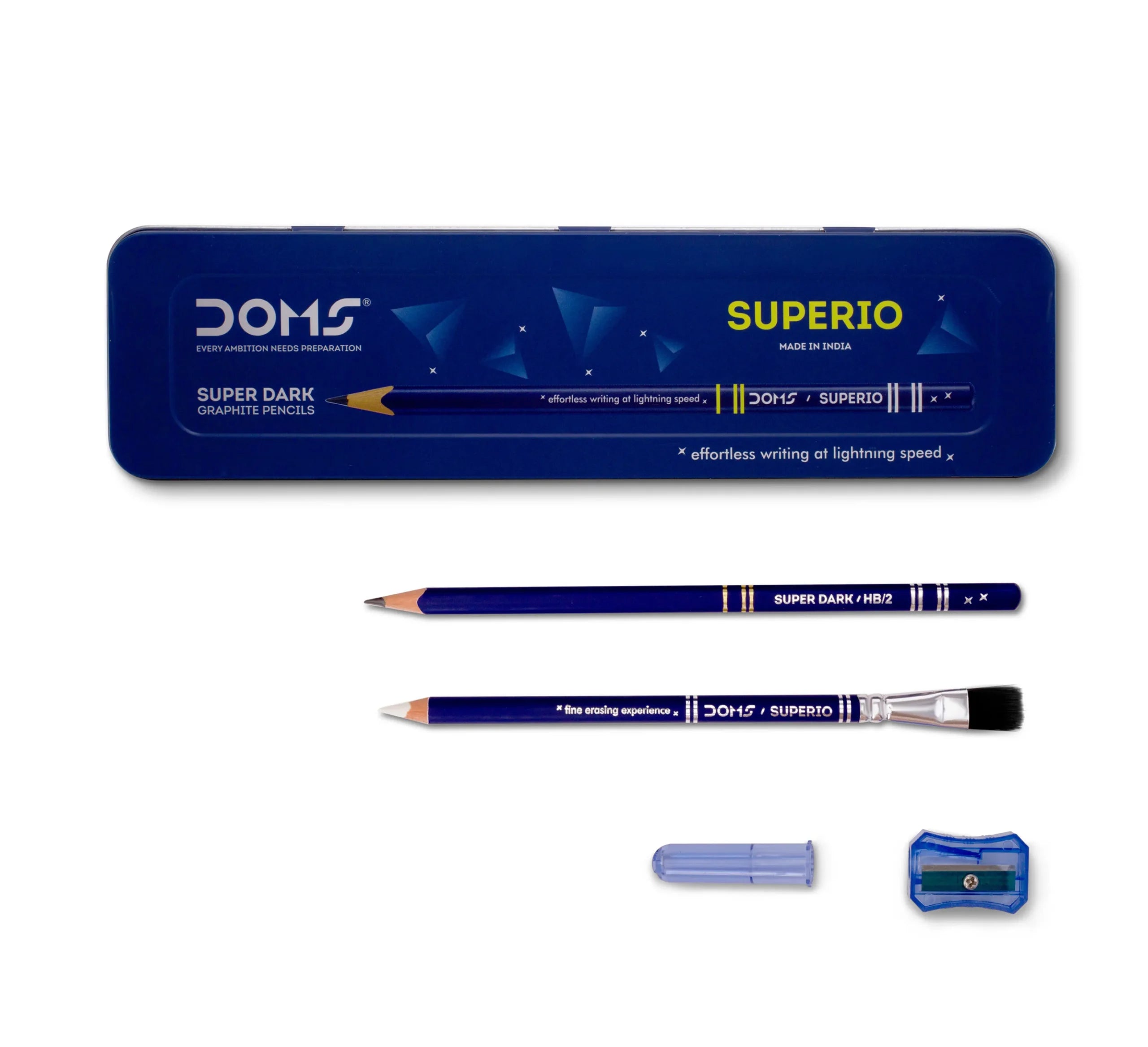 DOMS PENCIL 8743 SUPERIO PENCIL; 10PCS TIN DOMS PENCIL 8743 SUPERIO PENCIL; 10PCS TIN